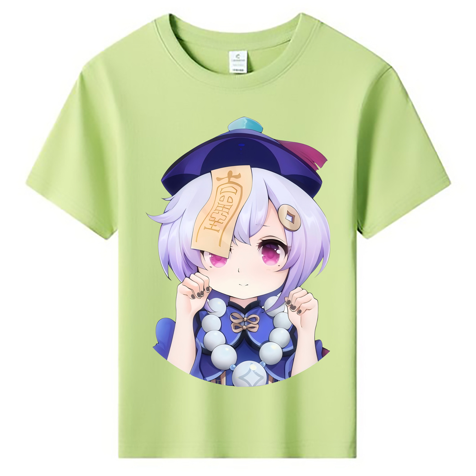 げんし神 七七 なな  genshin Nana 綿100％キッズTシャツ（フロントプリント）